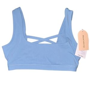 Women's Blogilates Blue Crisscross Sports Bra, XS, NWT!!!